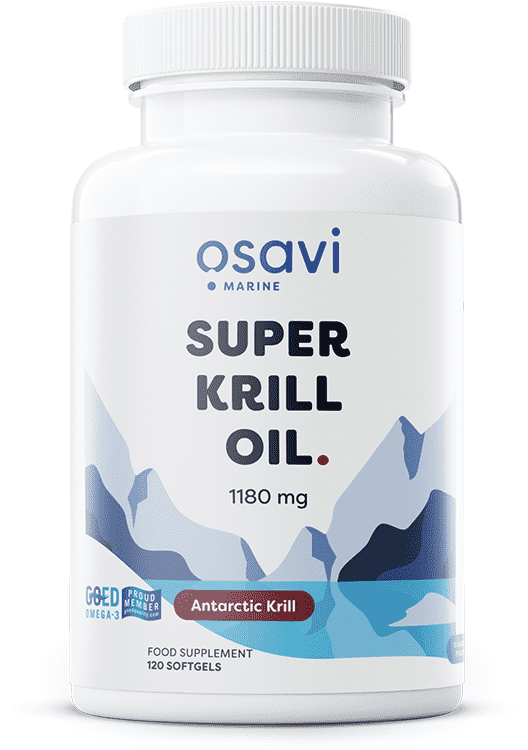Osavi Super Krill Oil 1180mg - 120 Softgels — product packaging