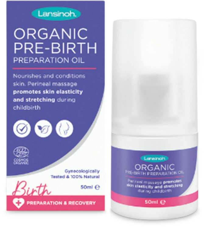 Lansinoh Organic Pre-Birth Preparation Oil - 50ml — product packaging