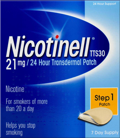 Nicotinell TTS30 21毫克贴片 - 7片装