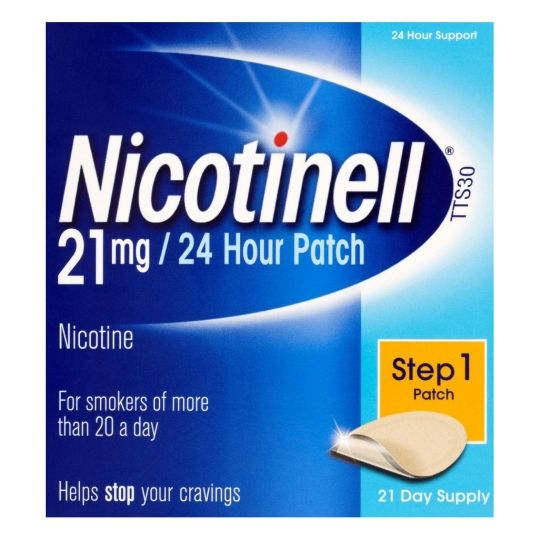 Nicotinell TTS30 21毫克尼古丁贴片 第一阶段 - 21片装