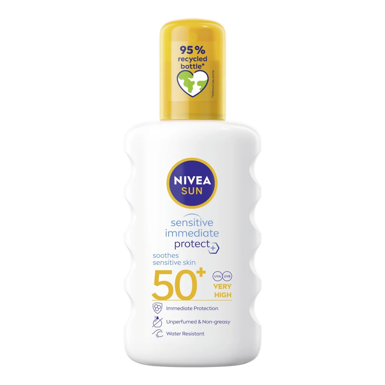 NIVEA 防晒敏感防护防晒喷雾 SPF50+ 200毫升 