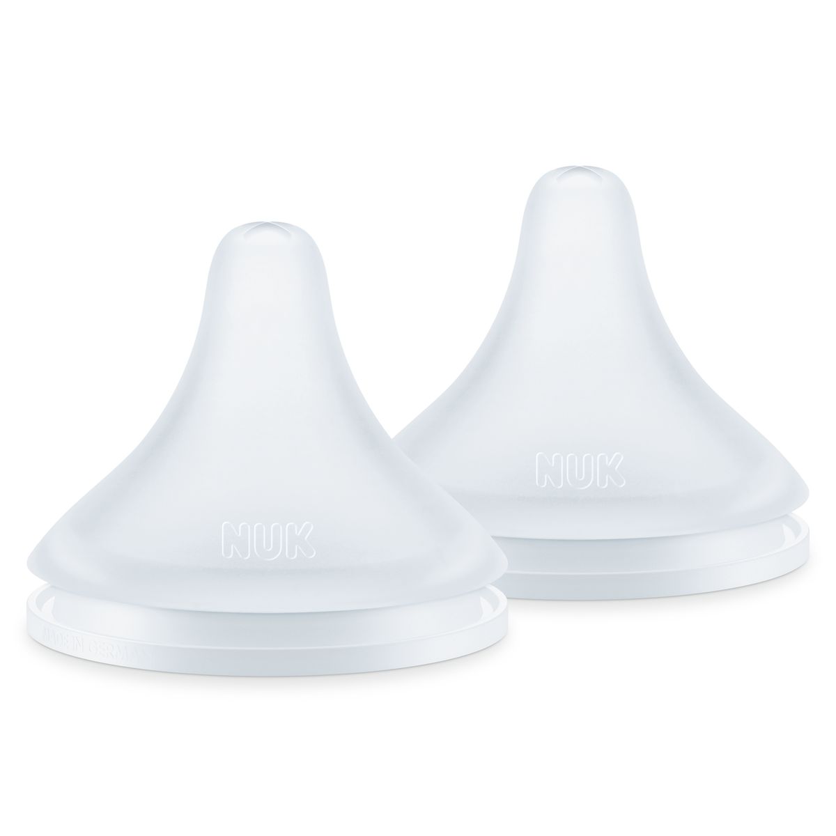 NUK Perfect Match Silicone Teats Size U 6m+ - 2 Pack — product packaging