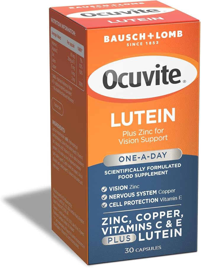 Ocuvite 维生素矿物质补充剂 - 30 片