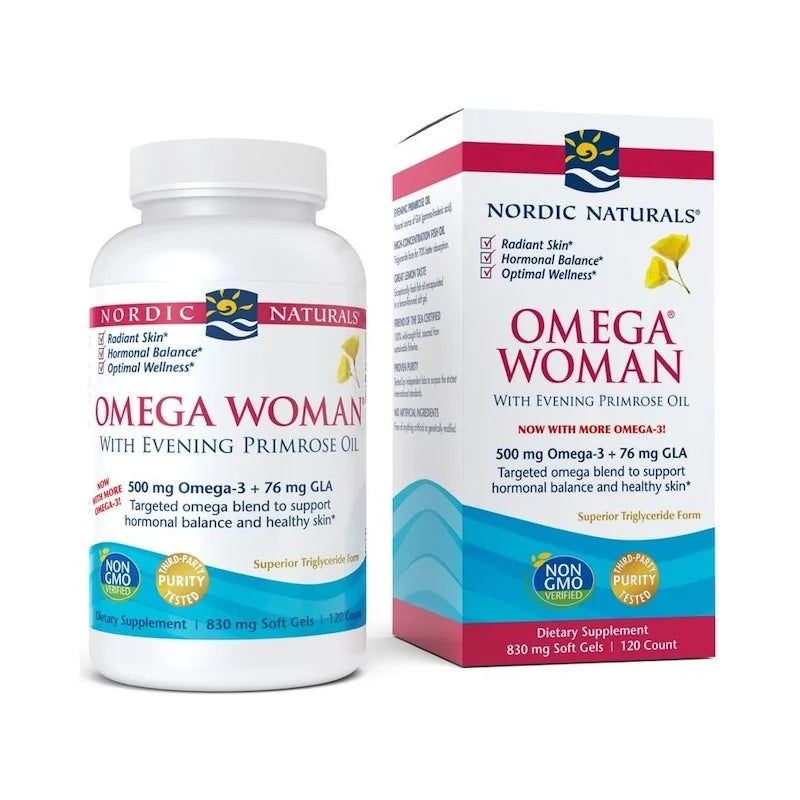 欧米伽女性营养素 500毫克 120粒软胶囊 Nordic Naturals