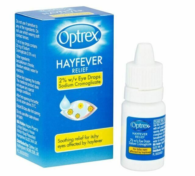 Optrex Hayfever Relief 2% w/v Eye Drops 10ml