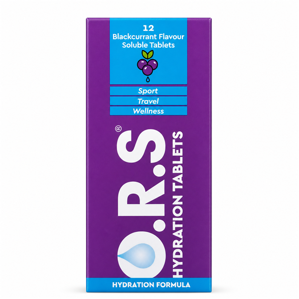 O.R.S 黑加仑味补水电解质泡腾片 12片