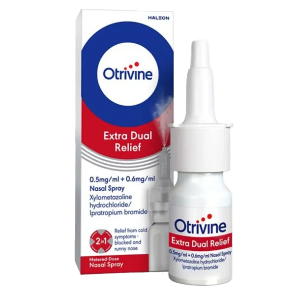 Otrivine Extra dual relief nasal spray 10ml