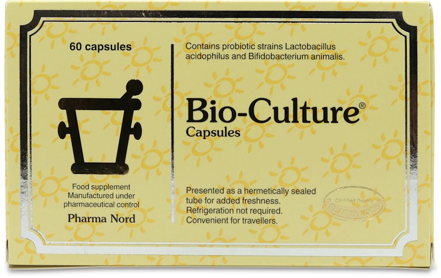 Pharma Nord Bio-Culture Probiotic Capsules - 60 Capsules — product packaging