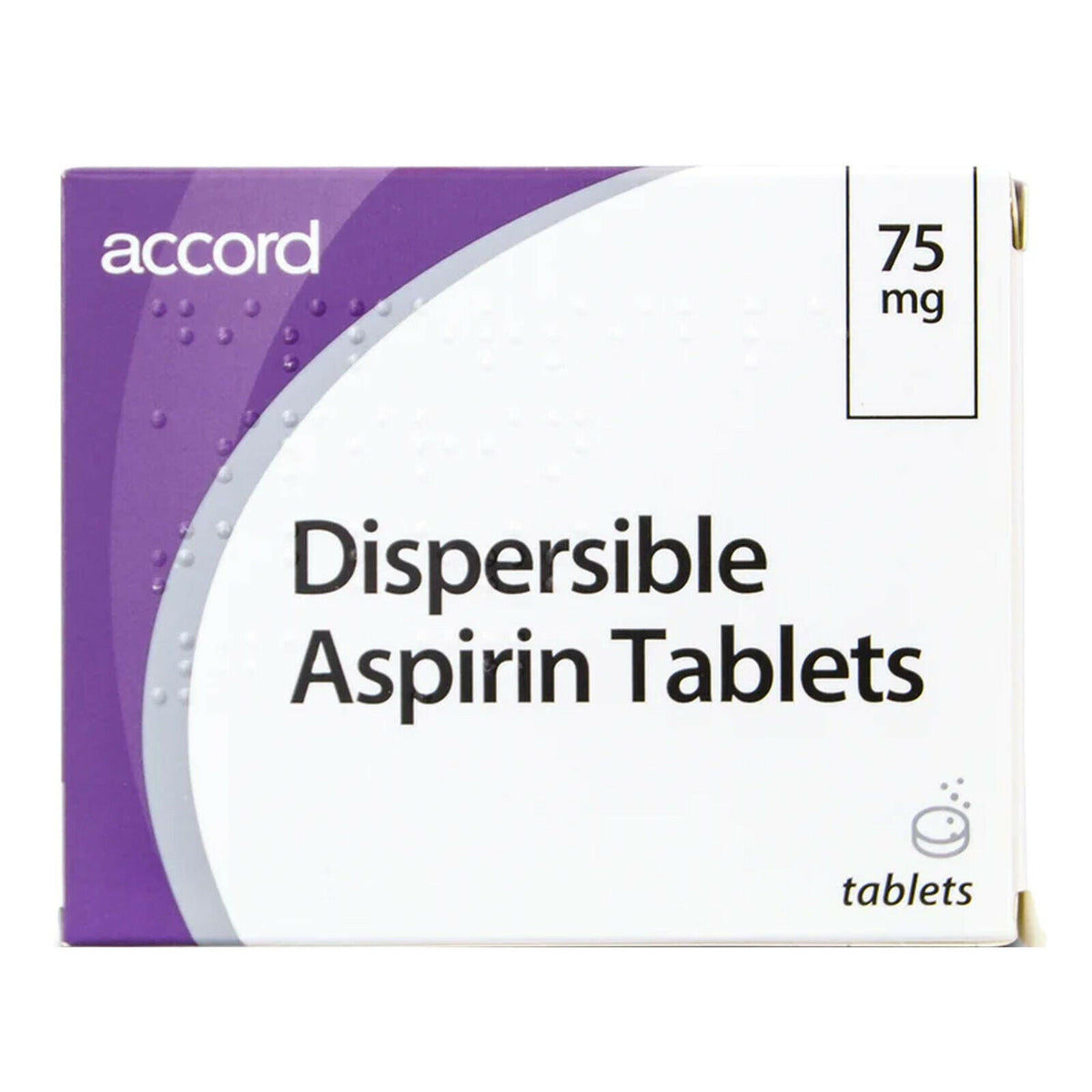 Dipersible Aspirin 75mg -28 Tablets Aspirin Speed Speed Tablets 75mg -28 capsules