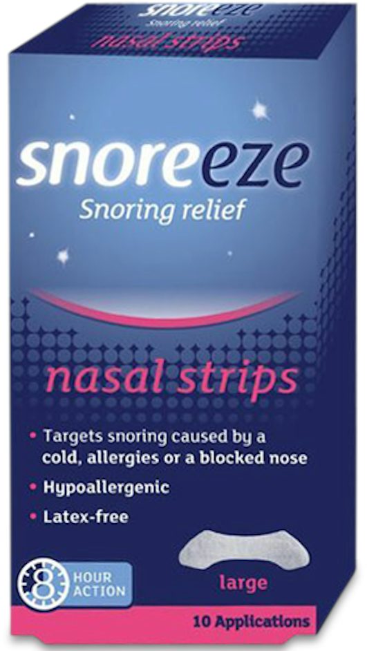 Snoreeze Snoring Relief Nasal Strips Large - 10 Strips — product packaging