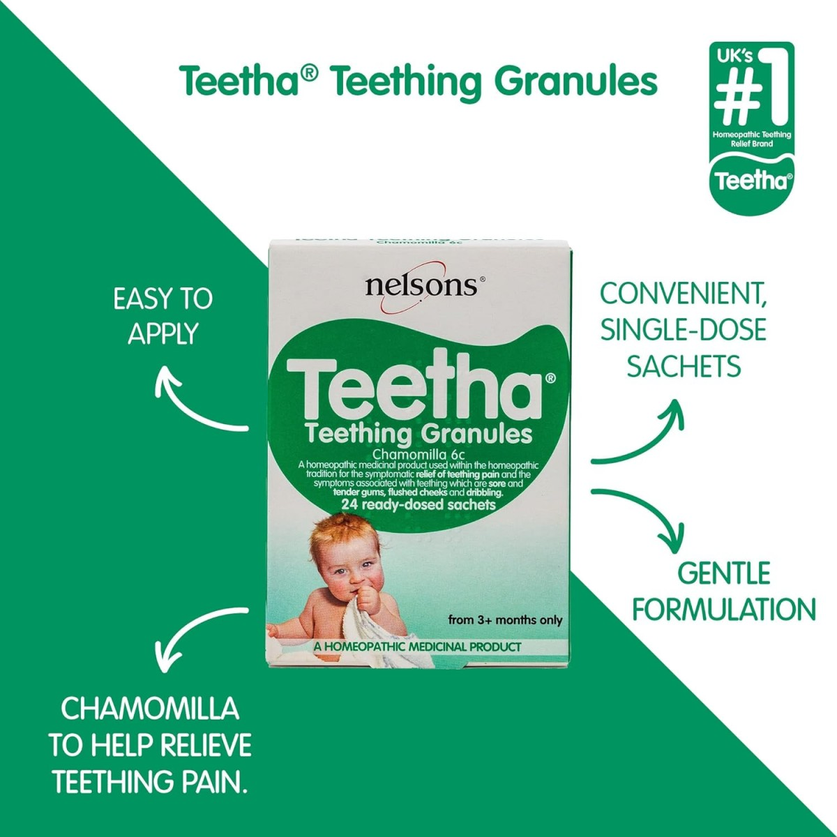 Nelsons Teetha Teething Granules - 10g