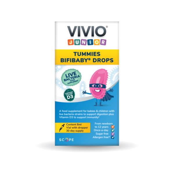 Vivio Junior Tummies Bifibaby 滴剂 8ml - 益生菌液体