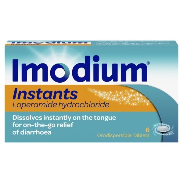 Imodium Instants Anti-Diarrhoea Tablets - 6 Tablets — product packaging