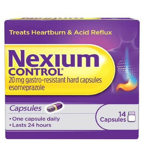 Nexium Control Esomeprazole 20mg Gastro-Resistant Tablets - 14 Tablets — product packaging