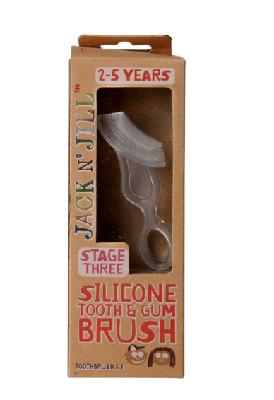 Jack n'jill Silicone gum brush is suitable for 2-5 years old children