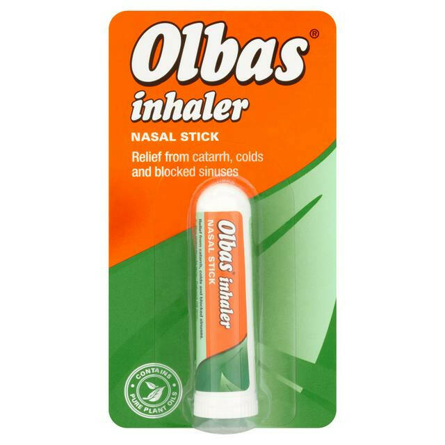 OLBAS nasal passage, relieves sinus obstruction, mucositis, pollen, colds and influenza symptoms.