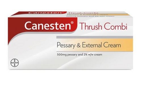Canesten Thrush COMBI fungal vaginitis 2 -in -the -inading sore