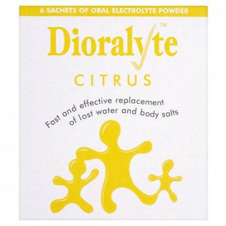 DIORALYTE CITRUS SACHETS -6 Sachets Citrus Flavoring Apentine -6 Pack