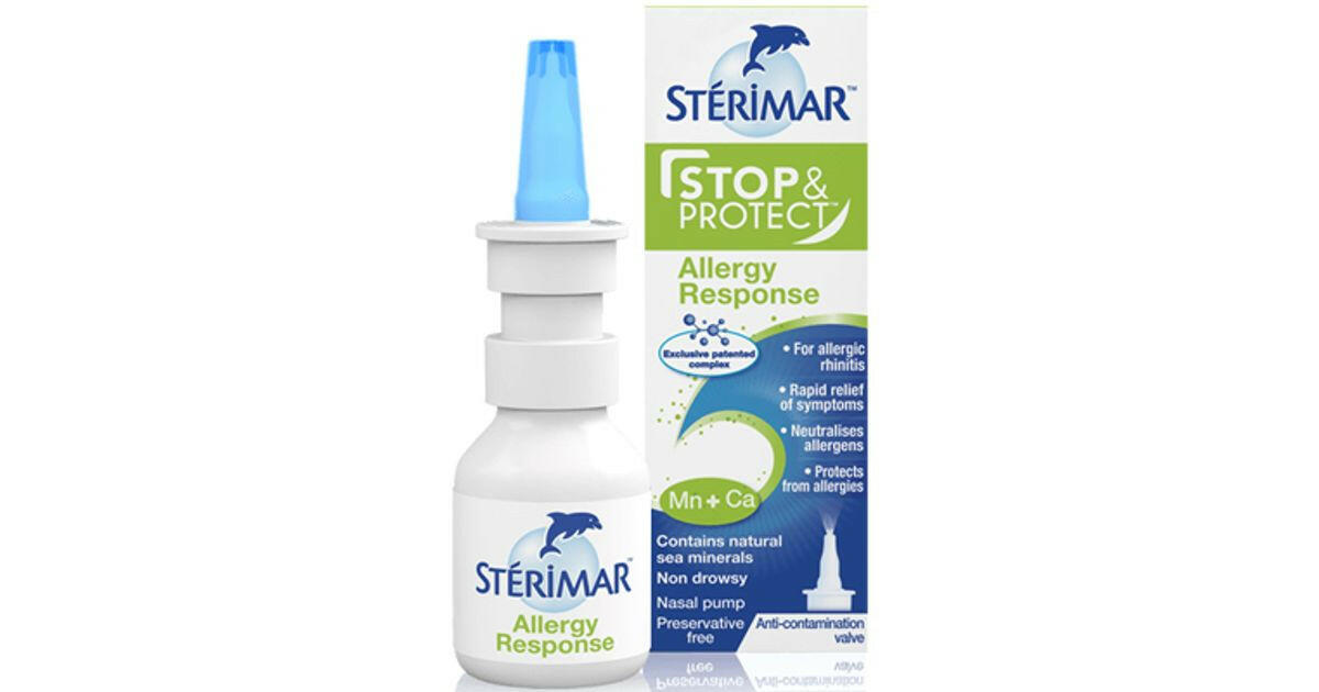 Sterimar Stop & Protect Allergy Response Nasal Spray - 20ml — product packaging