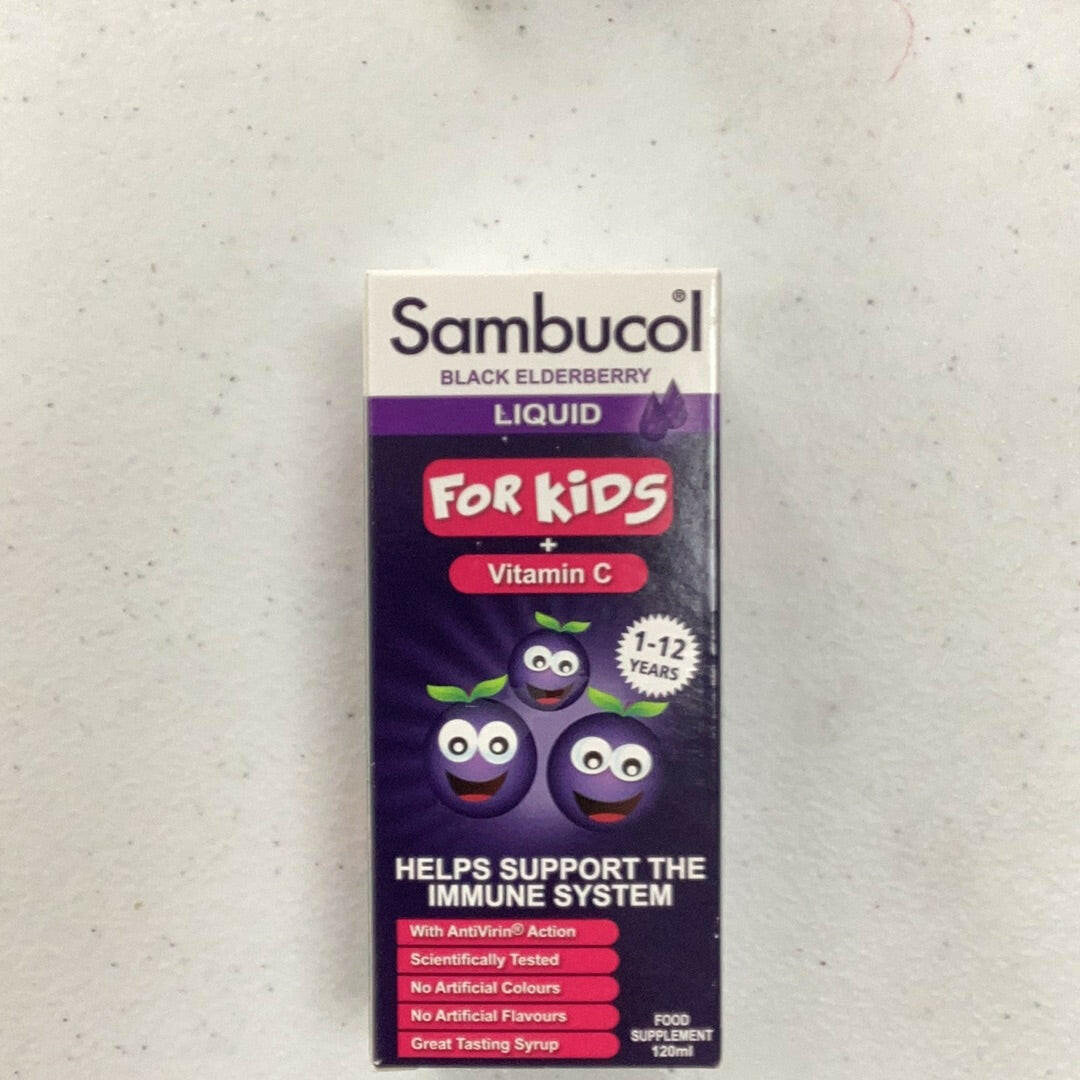 Sambucol liquid, vitamin C KIDS, 120ml