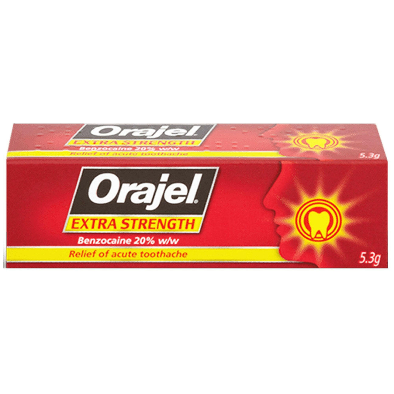 Orajel Extra Strength dental gel 20% 5.3g